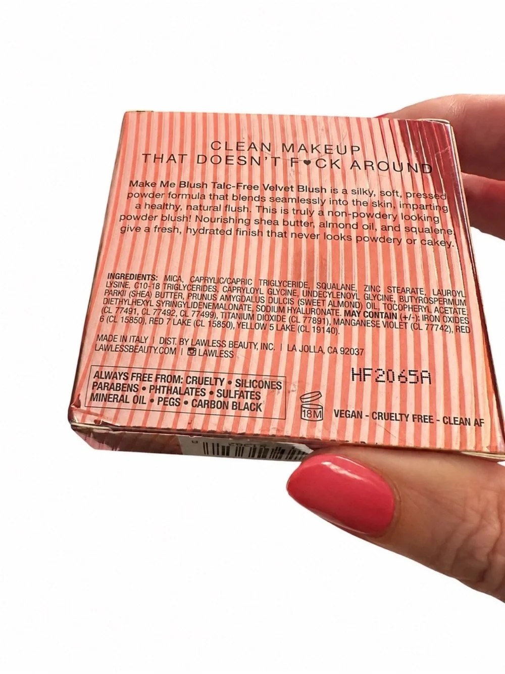 LAWLESS Make Me Blush Talc-Free Velvet Blush Indian Summer BNIB